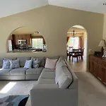 New Desert Oasis!! 3 Bedrooms, 1 Studio, 2 1/2 Bathrooms, Pool, Spa And Gorgeous Backyard!!