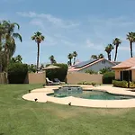 New Desert Oasis!! 3 Bedrooms, 1 Studio, 2 1/2 Bathrooms, Pool, Spa And Gorgeous Backyard!!