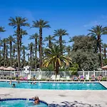 Palm Springs Camping Resort Loft Cabin 1